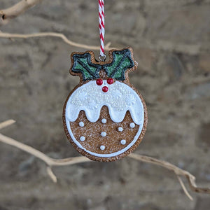 Gingerbread Christmas Pudding Decoration