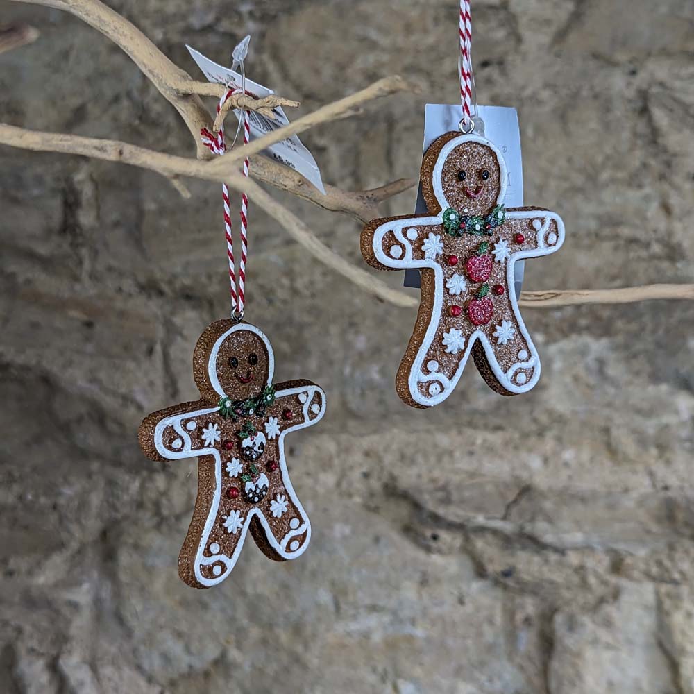 Gingerbread Man with  Apple or Christmas Pudding Buttons