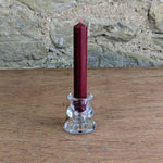Load image into Gallery viewer, Short Glass Candlestick - Clear
