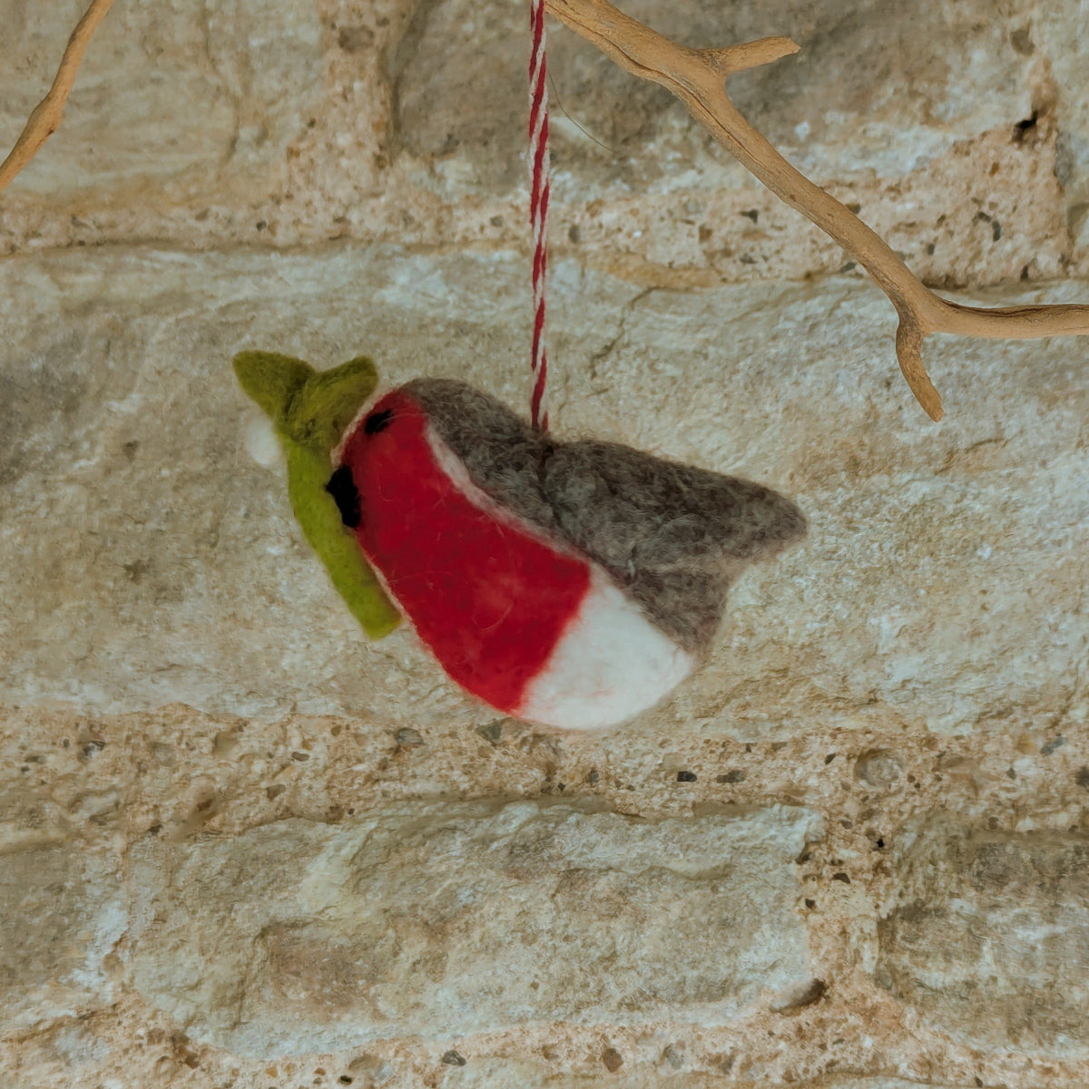Felt Carry Robin Decoration