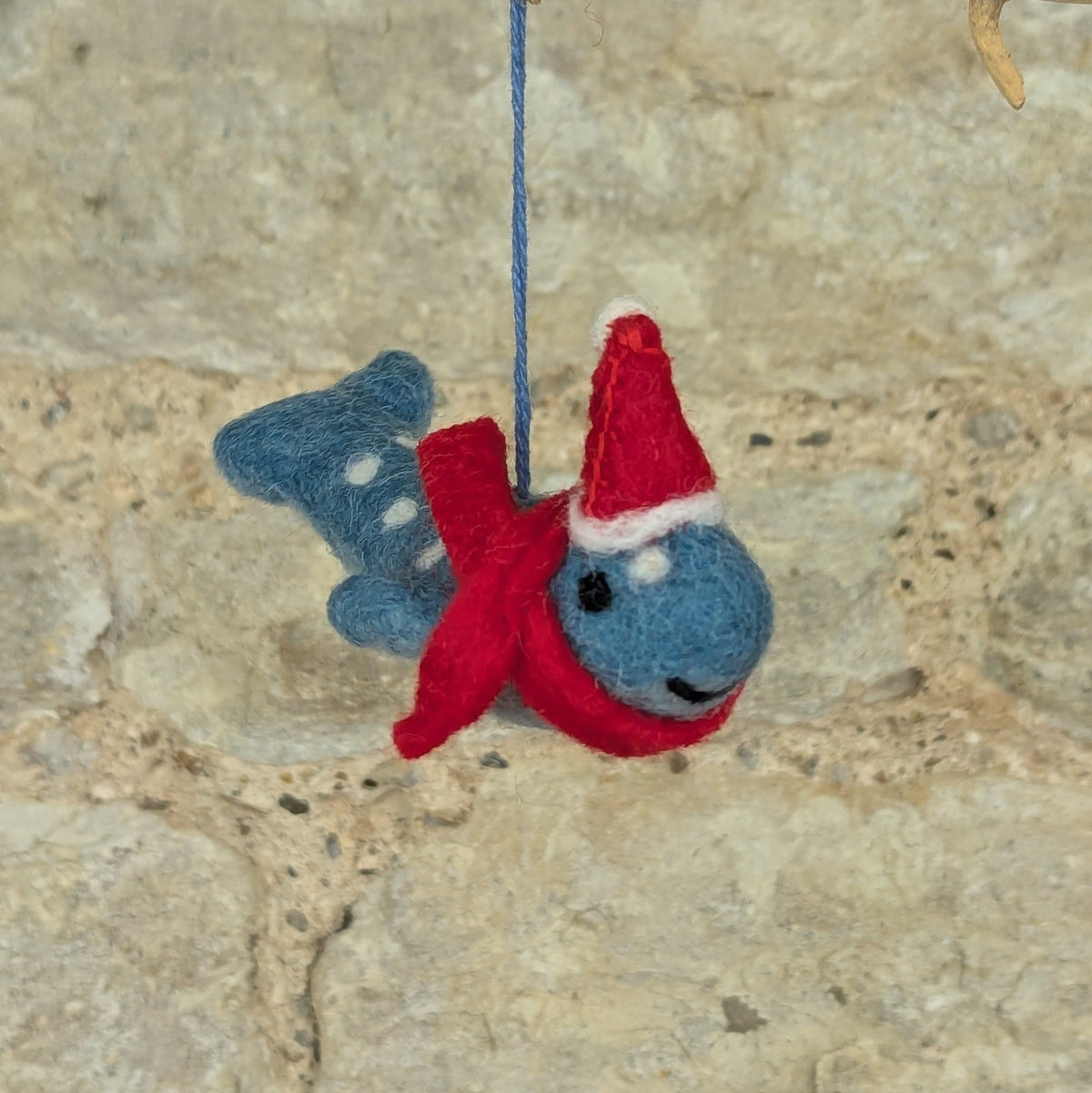 Handmade Felt Christmas Humpback Whale