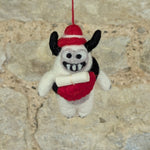 Load image into Gallery viewer, Handmade Felt Santa Yeti Arctic
