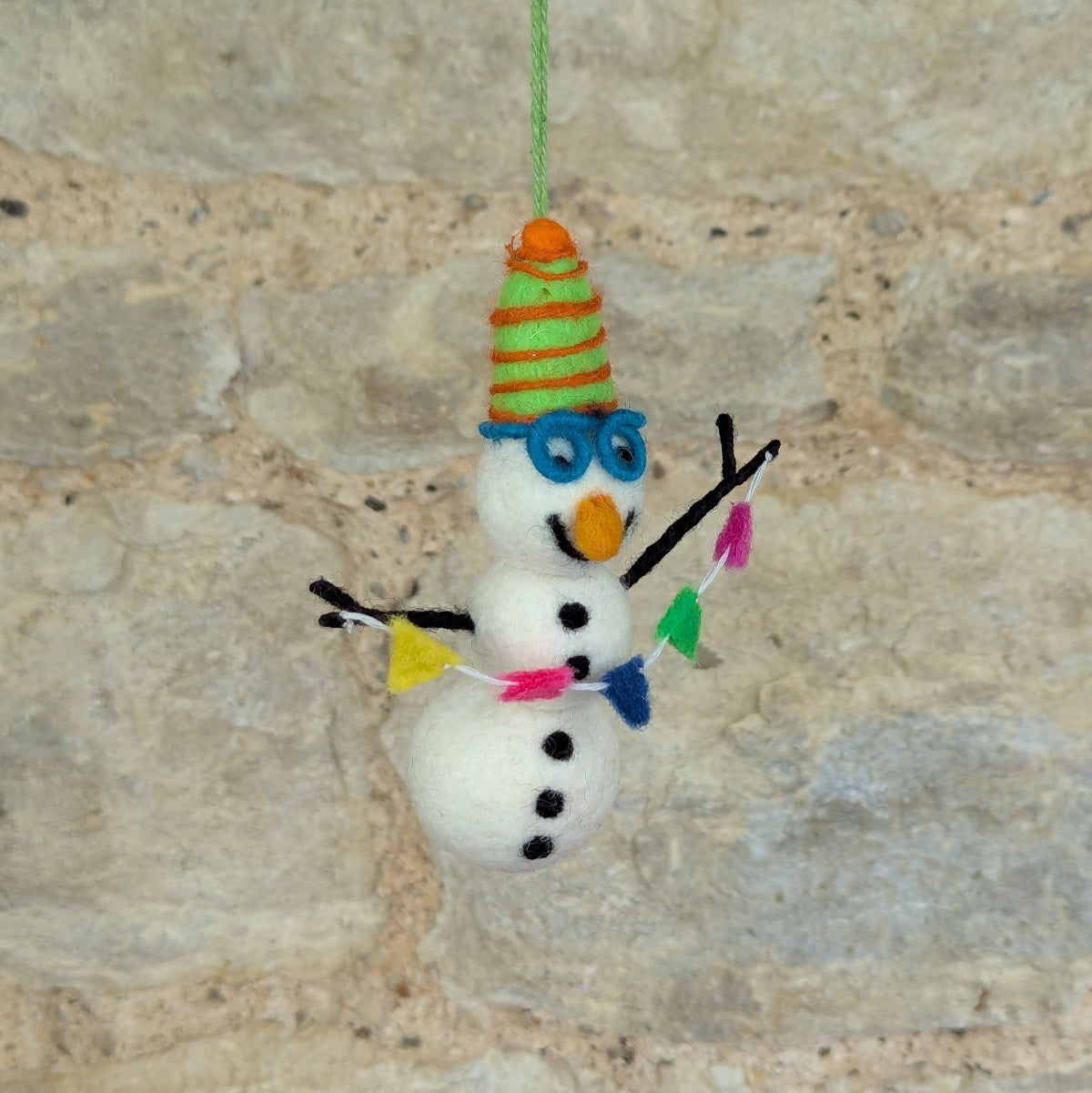 Handmade Felt Benedict the Snowman