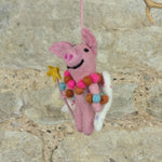 Load image into Gallery viewer, Handmade Felt Penelope Porker Fairy
