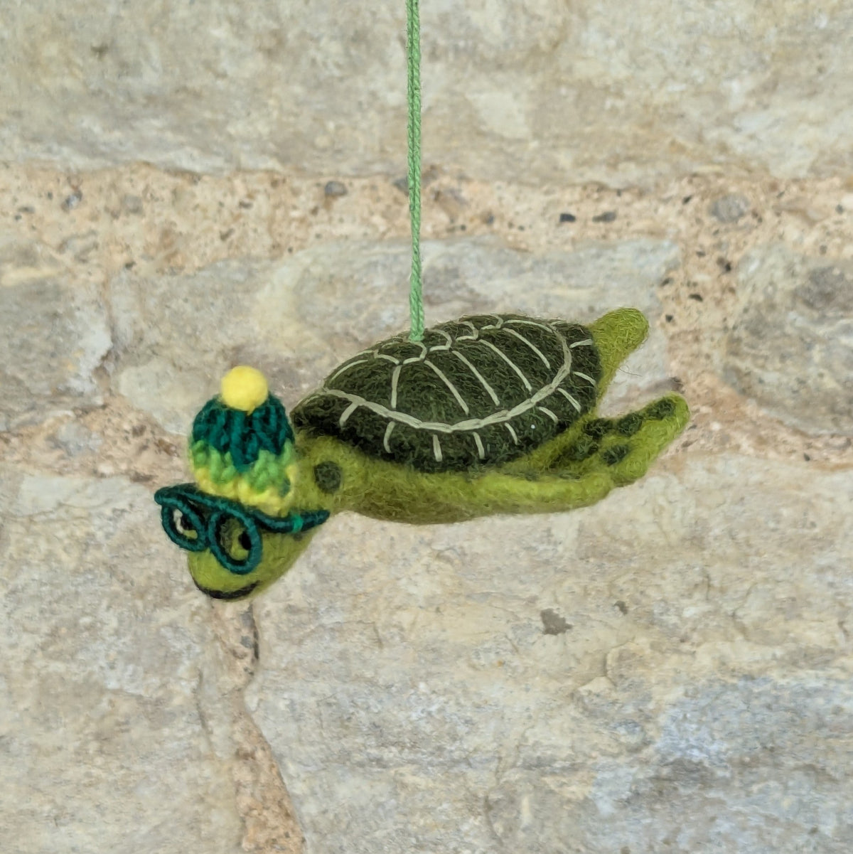 Handmade Felt Simon the Sea Turtle