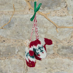 Load image into Gallery viewer, Set of 3 Knitted Winter Woolies Red
