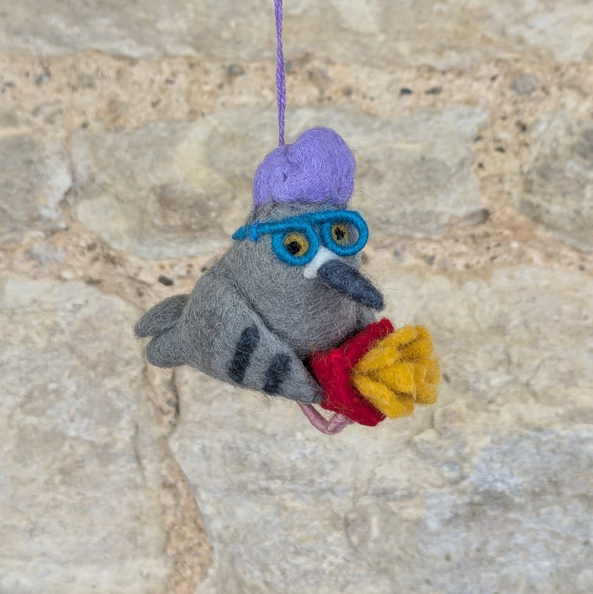 Handmade Felt McPigeon