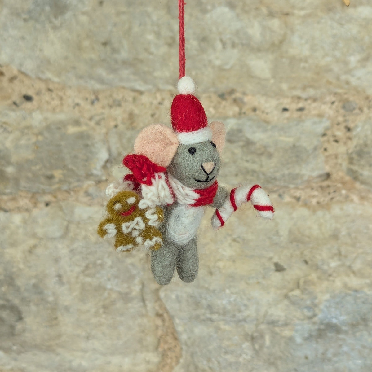 Handmade Felt Chris Mouse