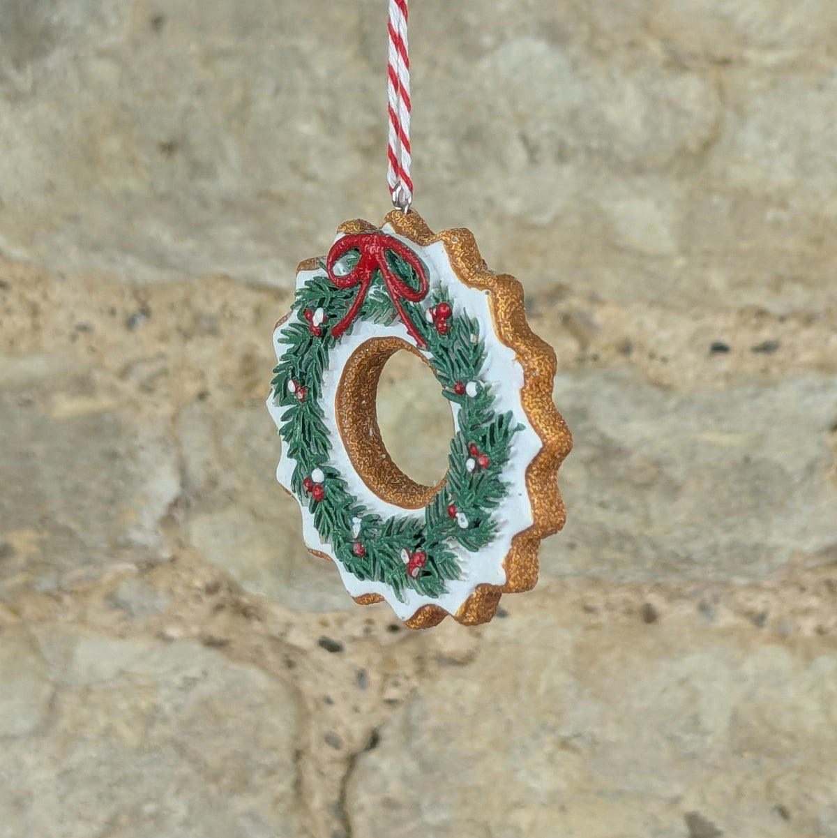 Gingerbread Door Wreath Decoration