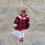 Load image into Gallery viewer, Bear In Red Dress/ Blue Jacket
