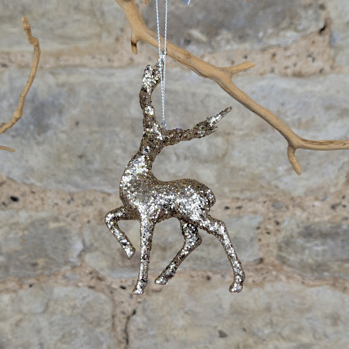 Gold Glitter Stag