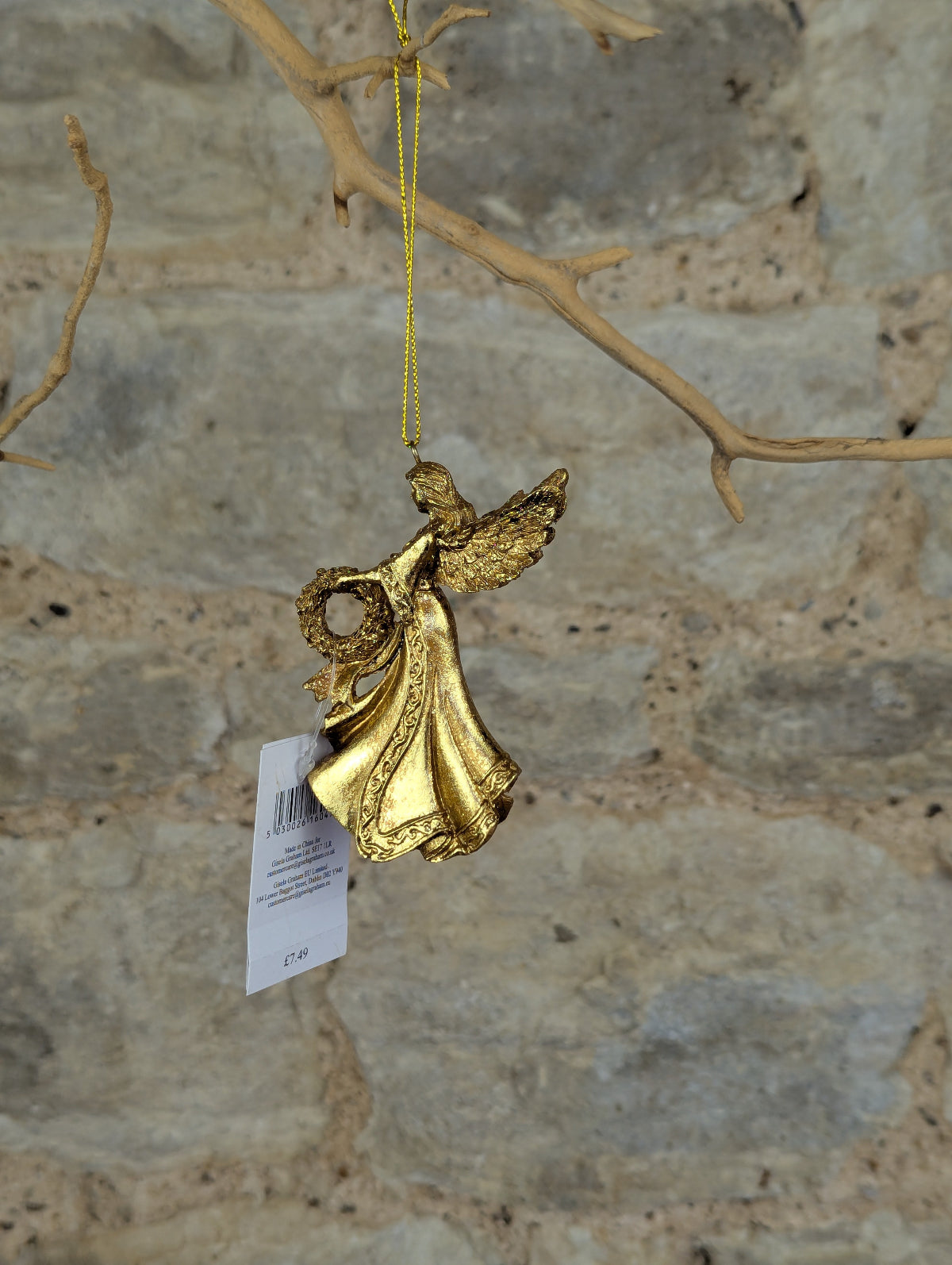 Gold Angel Decoration