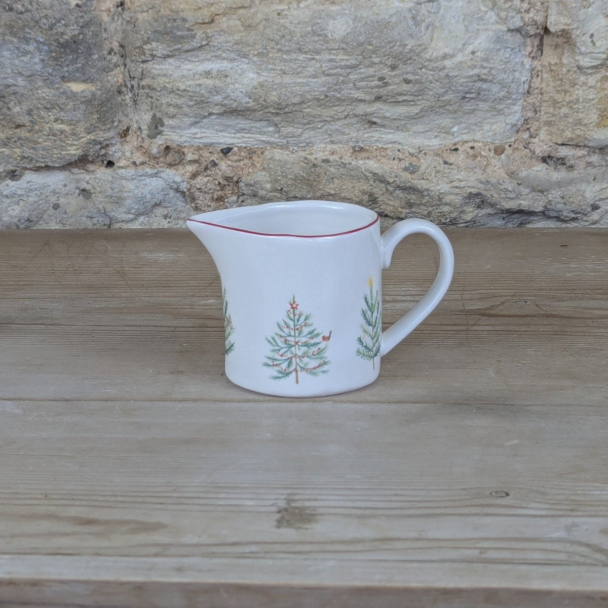 Scandi Trees Stoneware Mini Jug