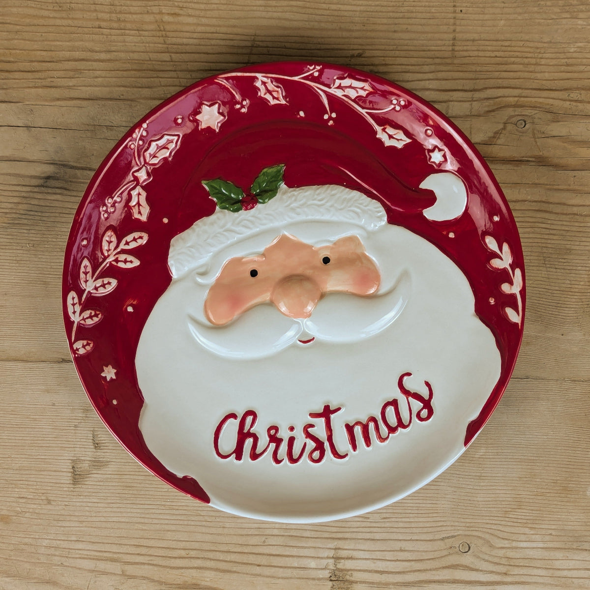Santa Christmas Plate