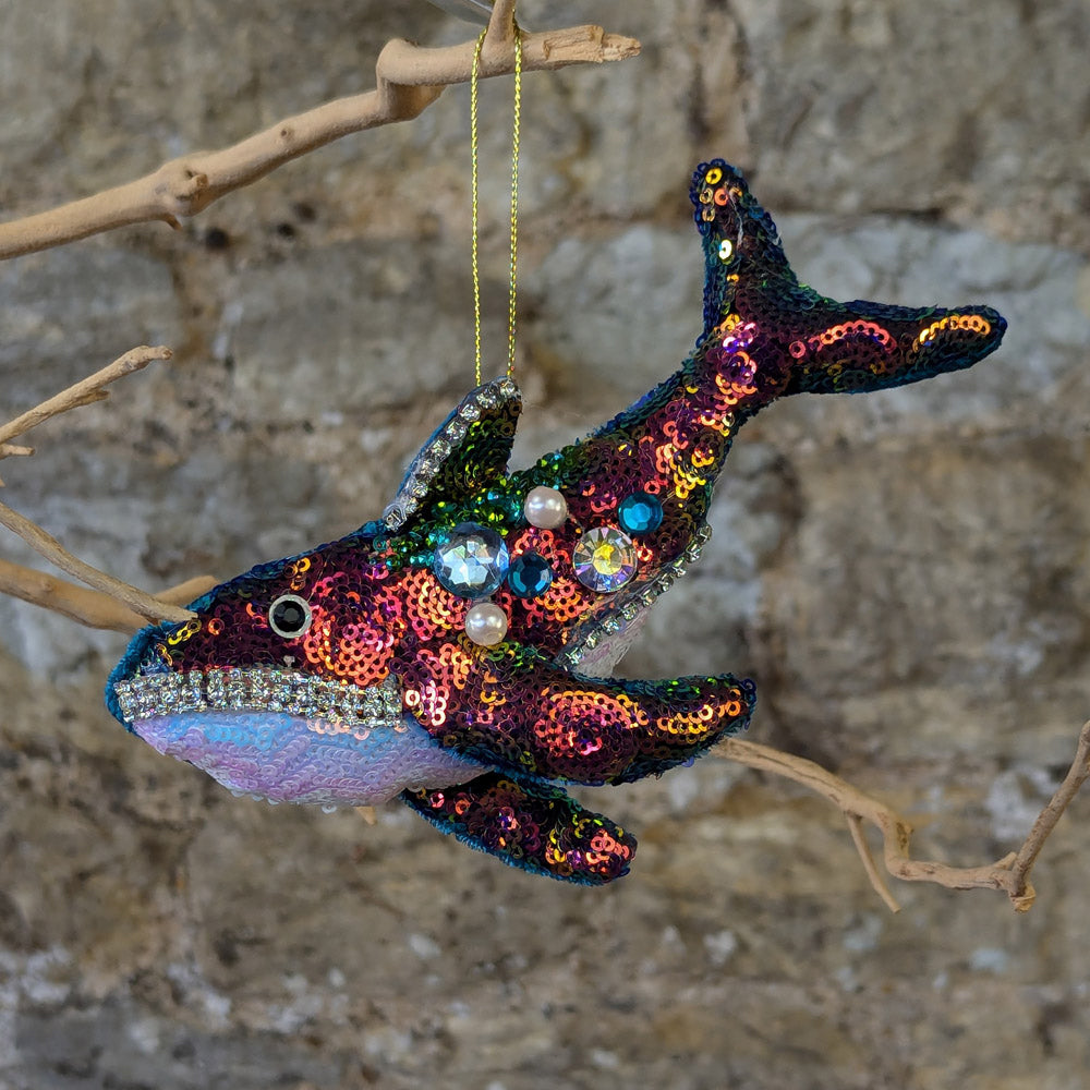 Padded Sequin Whale